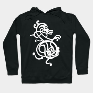 White Norse Serpent Hoodie